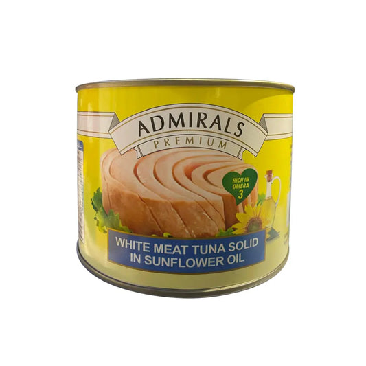 White Tuna Meat in Sunflower Oil. 6x1.7kg