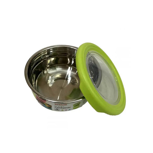 Winsor Stainless Steel (Green) Food Container, 420 ml