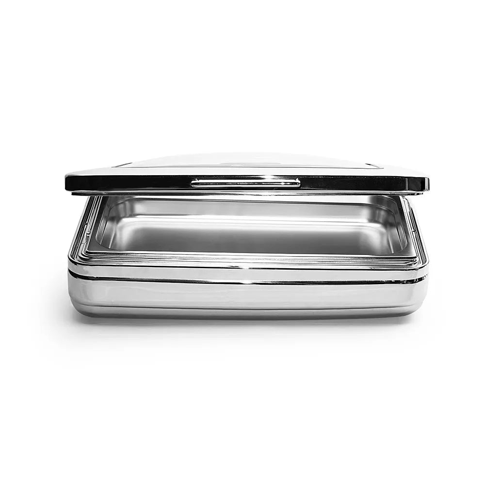 Wundermaxx Prämie Stainless Steel Full Size Induction Chafing Dish,  L 57 x W 46.4 x H 16 cm,  Capacity 9 Litres