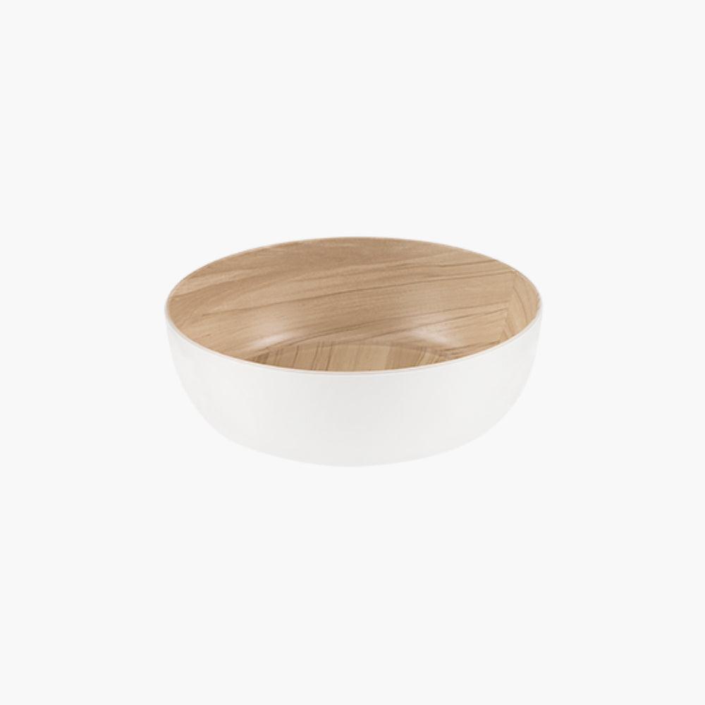 Zicco M2478 Melamine Buffet Roung Bowl White 26.7X7.5cm - HorecaStore