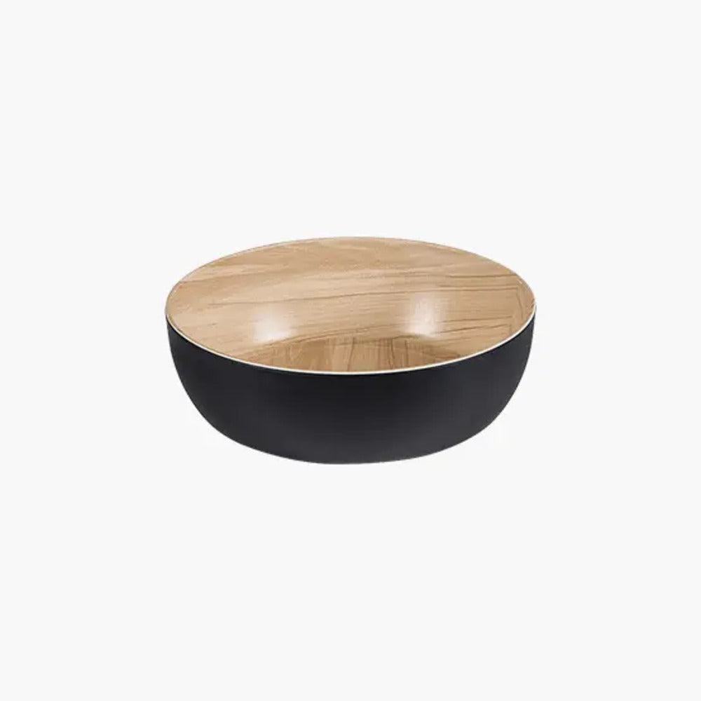 Zicco M2478B Melamine Buffet Round Bowl Black 26.7X7.5cm