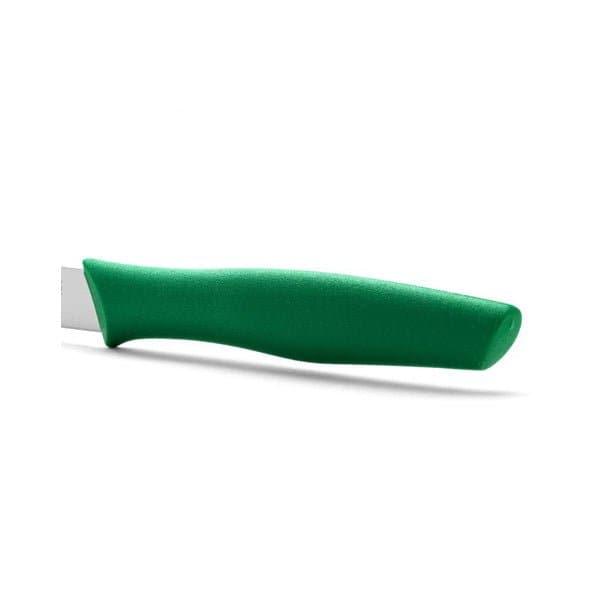 Arcos Paring Knife 3 Inch Stainless Steel, Professional Kitchen Knife for Peeling Fruits and Vegetables. Ergonomic Polyoxymethylene Handle and 85mm Blade, Series Maitre, Color Green - thehorecastore