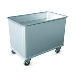 Aluminium Mobile Laundry Container Trolly L 104 x W 64 x H 81 cm, Silver