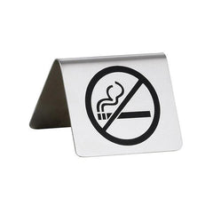 لافتة لغير المدخنين من الفولاذ المقاوم للصدأ B8 من تابل كرافت، الطول 6.35 × العرض 6.99 × الارتفاع 4.74 سم