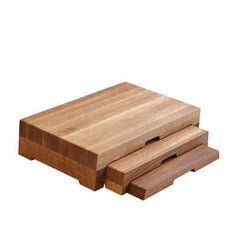 Wundermaxx Lecker Three Step Riser, Oak Wood, L 40 x W 25 x H 9 cm , 3 pcs