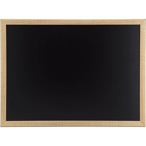 Securit® Wooden Wall Mounted Chalkboard Double Sided Surface H 80 x W 60 x D 1 cm Teak
