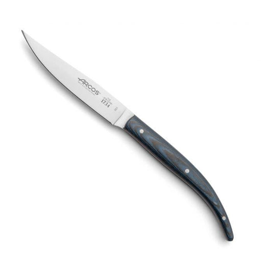 Arcos The Origin Steak Knife, Micarta Handle, Length 23 cm, Color Blue - thehorecastore