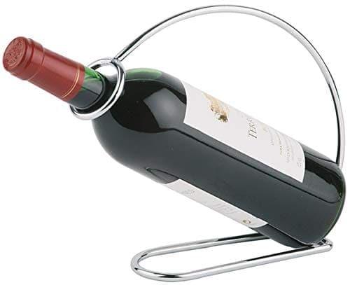APS 30333 Stainless Steel Wine Bottle Bottle Stand, 6 x 23 x 20 cm - thehorecastore