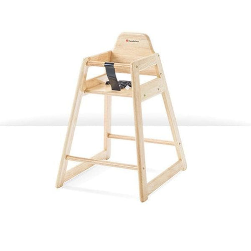 Foundations Wooden Neat Seat High Chair L 52.07 x W 52.07  x H 76.2 cm, Color Natural