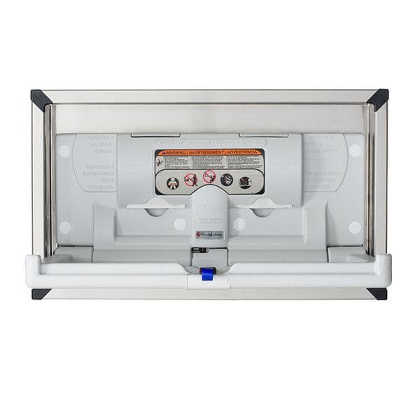 Classic Horizontal Recessed Mount Changing Station With Stainless Steel Frame - thehorecastore