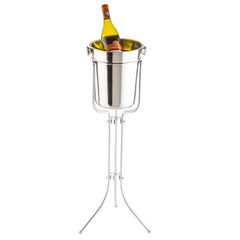Tablecraft 5288 Stainless Steel Chrome Plated Bucket Stand, 76 x 19 x 2.54 cm