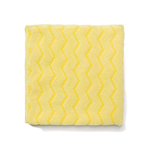 Microfibre Cleaning Towel, 30 x 30 cm, Color Yellow - thehorecastore