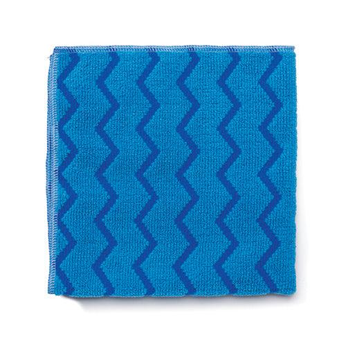 Microfiber Glass Towel 40 x 40 cm, Color Blue - thehorecastore
