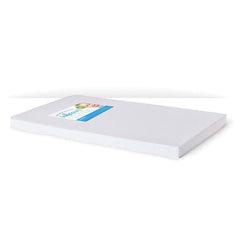 Foundations Nylon Reinforced,Ultradurable Vinyl Infapure Crib Mattress 2" Compact, Color White