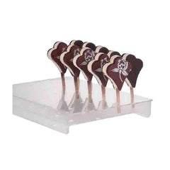 Paderno 41466-44 Plexiglass Display For Ice Cream,L 24.5 x W 36 cm, Can fit 24- 40 Icecreams