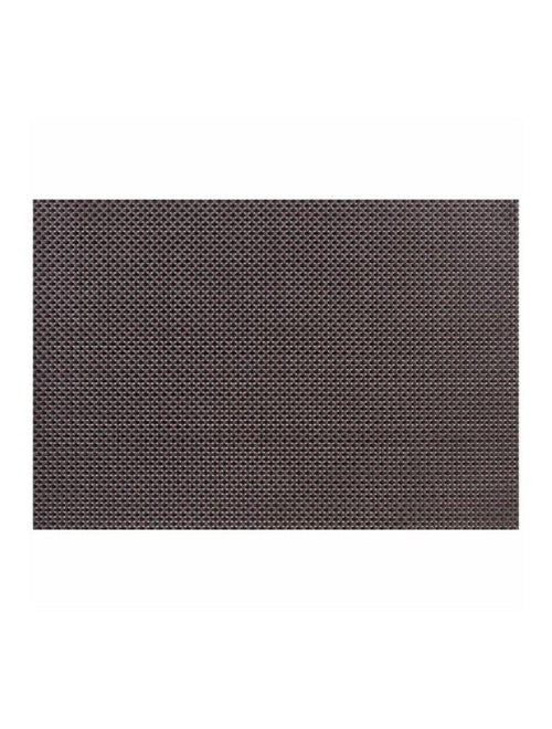 Stain Resistant Washable Placemat 45x30cm, Durable Non-Slip Heat Resistant PVC Table Mats Placemat for Dining Table,  Color Brown-Black, Pack of 6