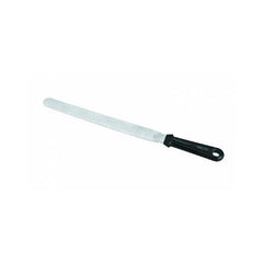 Lacor 60463 Stainless Steel Straight Spatula, L 25 cm, Color: Black