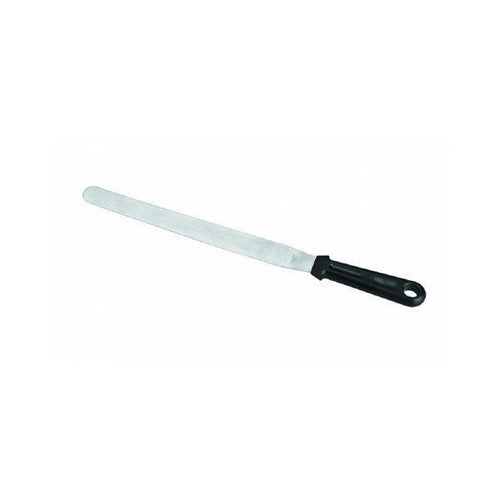 Lacor 60462 Stainless Steel Straight Spatula, L 20 cm, Color: Black