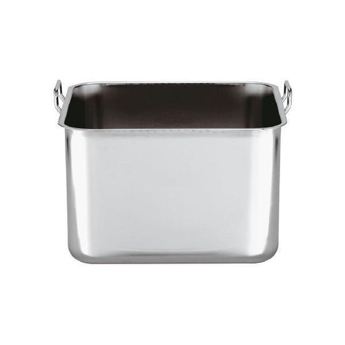 Paderno Italy 44501-02 Stainless Steel Bain Marie 24 x 24 x 16 cm, 9 Liters