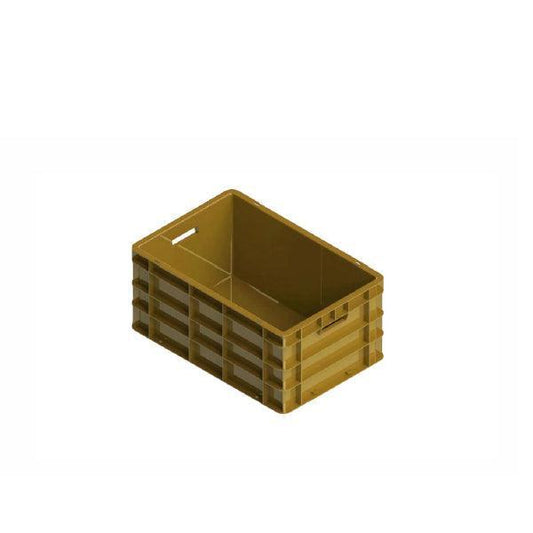 Closed Crate L 600 x W 400 x H 280 mm, Yellow - thehorecastore