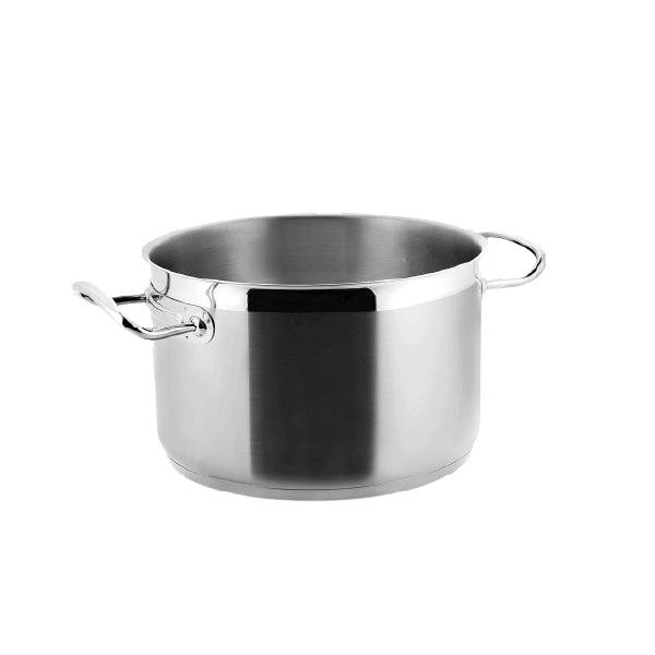 Lacor Spain 57037 Stainless Steel Eco Chef Sauce Pot 36 cm, 21.80 Liters Induction - thehorecastore