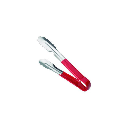 Lacor 63060 Stainless Steel Scallop Tong, 24 cm, Red