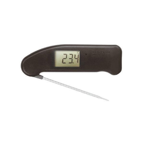 Paderno Italy 49880-10 Gourmet Digital Meat Thermometer, Water Resistant with folding probe, NSF Certified, 15 x 5 x 2 cm Brown