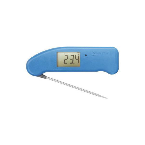 Paderno Italy 49880-11 Gourmet Digital Meat Thermometer, Water Resistant with folding probe, NSF Certified, 15 x 5 x 2 cm, Blue