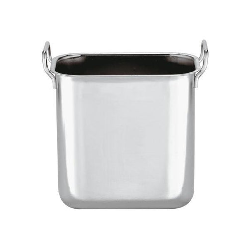 Paderno Italy 44502-01 Stainless Steel Bain Marie 15 x 15 x 23.5cm, 5 Liters