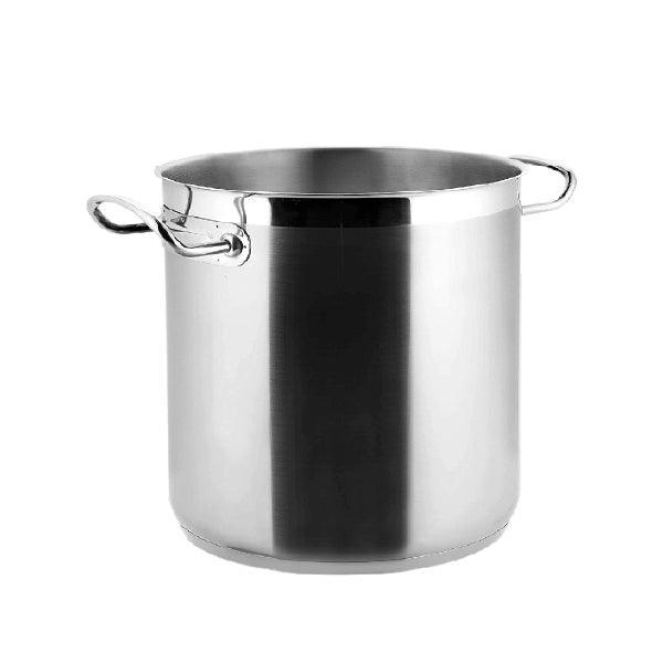 Lacor Spain 57140 Stainless Steel Eco Chef Stockpot 40 cm, 50 Liters Induction - thehorecastore