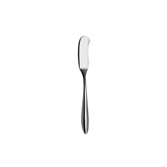Furtino Wave 18/10 Stainless Steel Butter Knife 4 mm, Length 17 cm, Pack of 12 - thehorecastore