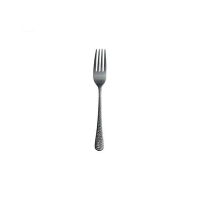 Furtino Hamford Dessert Fork Black Matt 18/10 Stainless Steel Dessert Fork 4 mm, Pack of 12