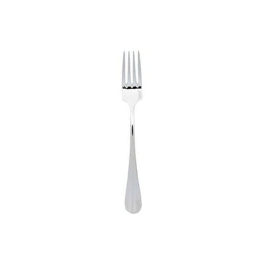 Furtino Baguette 18/10 Stainless Steel Dessert Fork 4 mm, Length 19 cm, Pack of 12 - thehorecastore