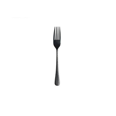 Furtino Hamford Dessert Fork Black Mirror 18/10 Stainless Steel Dessert Fork 4 mm, Pack of 12