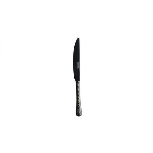 Furtino Hamford Dessert Knife Black Mirror 18/10 Stainless Steel Dessert Knife 4 mm, Pack of 6