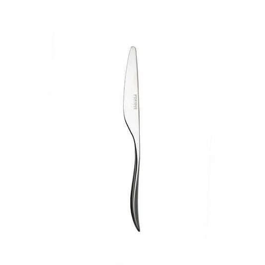 Furtino Wave 18/10 Stainless Steel Dessert Knife 4 mm, Length 21 cm, Pack of 12 - thehorecastore