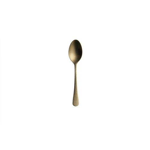 Furtino Hamford Dessert Spoon Gold Matt 18/10 Stainless Steel Dessert Spoon 4 mm, Pack of 12
