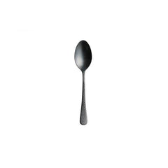 Furtino Hamford Dessert Spoon Black Matt 18/10 Stainless Steel Dessert Spoon 4 mm, Pack of 12