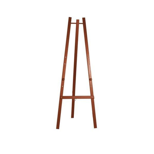 Securit® Wooden Easel Stand H 165 cm, Color Mahogany