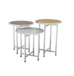 Foldable Buffet Table Round D 80 x H 75 cm