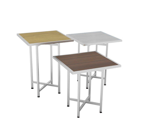 Foldable Buffet Table Square L 80 x W 80 x H 75 cm