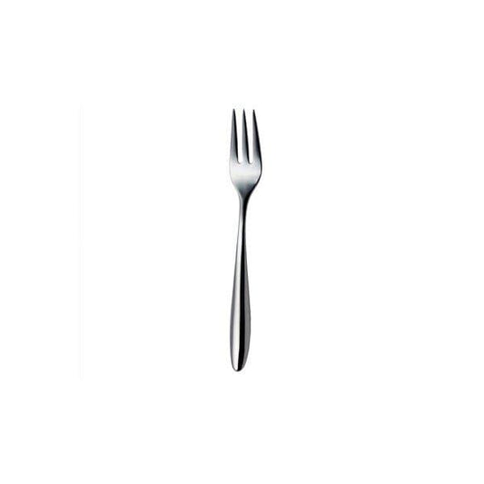 Furtino Wave 18/10 Stainless Steel Fish Fork 4 mm, Length 18 cm, Pack of 12 - thehorecastore