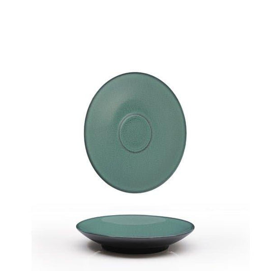 Furtino England Impression Sage Green 17cm/6.6" Porcelain Round Tea / Coffee Saucer 6/Case