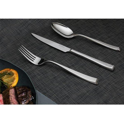 Furtino Inspira 18/10 Stainless Steel Dessert Fork 4 mm, Length 19 cm, Pack of 12 - thehorecastore