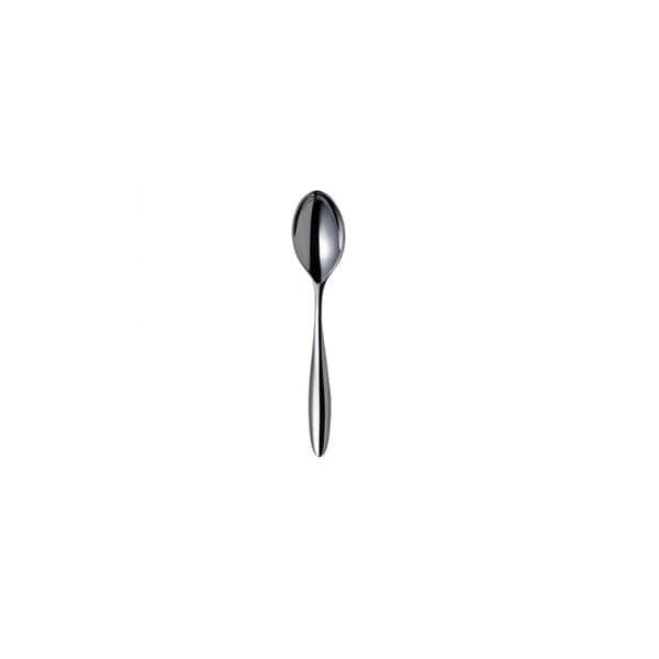 Furtino Wave 18/10 Stainless Steel Mocca Spoon 4 mm, Length 12 cm, Pack of 12 - thehorecastore