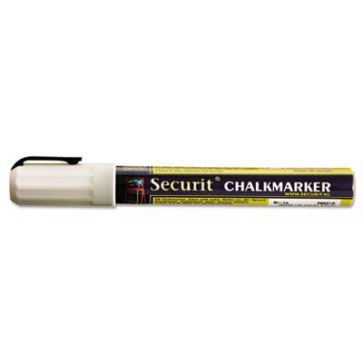 Securit SMA510-V4-WT Chalkmarker Wallet, Color White, Set of 4 - thehorecastore