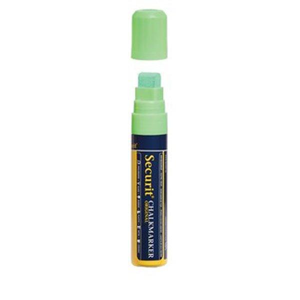 Securit SMA720-GR Liquid Chalk Marker Large 7-15 mm Nib, Color Green, Set of 3