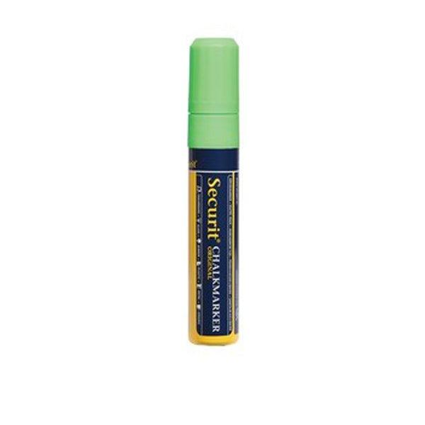 Securit SMA720-GR Liquid Chalk Marker Large 7-15 mm Nib, Color Green, Set of 3