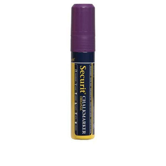 Securit SMA720-VT Liquid Chalk Marker Large 7-15 mm Nib, Color Violet, Set of 3