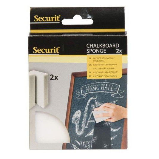 Securit Magic Cleaning Sponge for Hard to Remove Chalk Stains, Set of 2 - thehorecastore